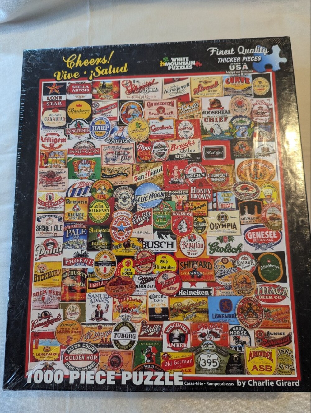 Cheers! 1000 Piece Jigsaw Puzzle By White Mountain Puzzles Brand New Sealed